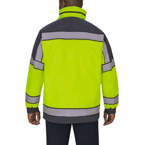 Ropa de Trabajo de Seguridad Vial Ajustable para Hombre, con Certificación CE ANSI Clase 1, Tiras Reflectantes de Alta Visibilidad, Múltiples Bolsillos, Poliéster - Product Image 2