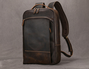 Sac à dos unisexe en cuir PU de style nouveau et tendance, avec logo de designer, sac à dos décontracté pour l'école, sac de voyage, sac à dos en cuir imperméable - Product Image 2
