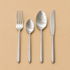 Modern Minimalist Stainless Steel Cutlery Set Mirror Polish Finish Sleek Long Handle Flatware for Elegant Dining Tables - Product Image 2
