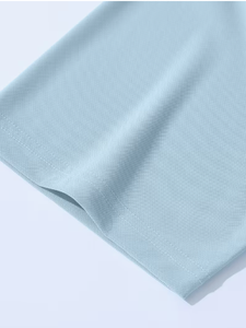 Conjunto Deportivo de Verano para Hombre, Camiseta de Tenis sin Mangas con Cuello en V Azul Claro, Pantalones Cortos Azul Marino, Transpirable, que Absorbe la Humedad, Corte Regular, Elástico - Product Image 6