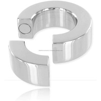 Dispositif CBT en acier inoxydable, anneau pénien, poids à boule, bondage scrotal magnétique, équipement métallique