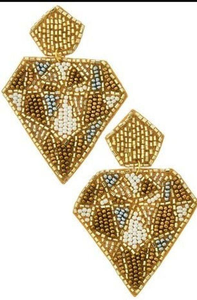 Joyería Ecológica Clásica Ligera Hecha a Mano con Bordado de Algodón con Cuentas en Forma de Flor Inspirada en la Naturaleza por MULTI CRAFT - Product Image 2