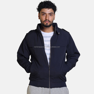 Nardon Apparel, nuevo diseño, chaqueta con logotipo personalizado, chaqueta cortavientos para lluvia, chaqueta de poliéster de color liso para hombre - Product Image 4
