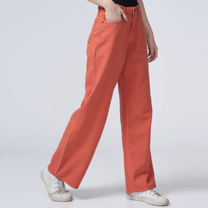 Ropa Casual en Línea, Pantalones Vaqueros de Mujer con Estampado Moderno, Servicio OEM, Precio Bajo, Ropa Exterior Moderna, Jeans de Mujer - Product Image 5