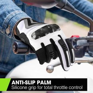 Gants de moto tout-terrain légers personnalisables avec logo, antidérapants, respirants, imperméables, à doigts complets, pour l'extérieur, unisexes - Product Image 5