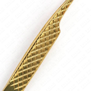 Pinzas para Extensión de Pestañas con Agarre de Diamantes en Oro Rosa, Pinzas Profesionales de Acero Inoxidable de Precisión, Herramienta de Belleza - Product Image 3