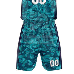 Uniforme de basket-ball de haute qualité, dernier style, pour hommes, respirant, séchage rapide, uniforme d'équipe de basket-ball, service OEM. - Product Image 5