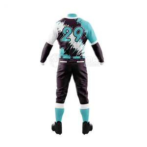 Nouvel arrivage : ensemble d'uniformes de baseball sur mesure avec logo personnalisé, fabrication en usine, design unique pour adultes - Product Image 3
