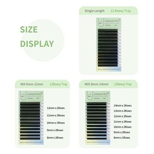 Extension ciglia 4D a forma di YY, ventagli pre-assemblati, 2D a forma di Y, tessuti a mano, morbidi e naturali, in visone leggero, con rete a maglie incrociate 2D a Y - Product Image 4