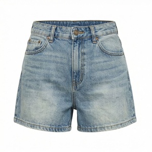 Casual Mid Waist High <b>Stretch</b> <b>Denim</b> Shorts Womens Plus Size Fashionable Washed Jeans Hot Summer Styles Trendy Streetwear - Product Image 1