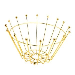 Panier à fruits multifonction en fer pour ranger les fruits, les collations et le pain, avec un design métallique élégant pour la décoration de la maison - Product Image 1