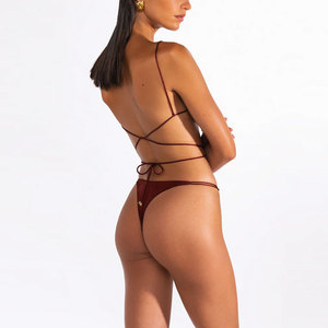 Conjuntos de Bikini de 2 Piezas para la Temporada de Verano, Diseño Sólido, al Mejor Precio - Product Image 2