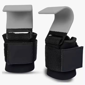 Premium Steel Lifting Hooks with Neoprene Coating-Eco-Friendly Lightweight Fitness Accessory for Bodybuilding <b>Strength</b> <b>Training</b> - Product Image 1