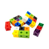 Juego de cubos de enlace de 1000 piezas para contar bloques de conexión de clasificación STEM, cubos de conteo, bloques de números educativos