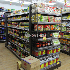 Runda 18 #   Estanterías Metálicas Ligeras de Una Sola Cara para Exhibición en Supermercados y Tiendas de Té Chino - Product Image 4