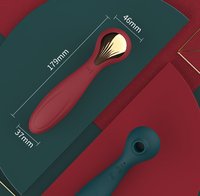 Verstellbarer Saug- und Stoßvibrator für Frauen mit 10 Stößen für Erwachsene Paare Sexspielzeug Inklusive Nippel- und Klitoris-Stimulation