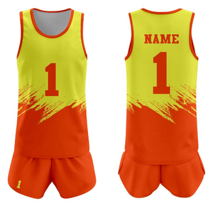 Tenue de volley-ball haute performance, tissu jersey et short à séchage rapide, matière durable pour les clubs et les ligues. - Product Image 1