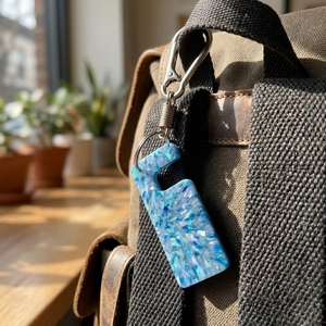 Recycled Plastic Modern Waterproof Personalized Keychain Phone Holder <b>Bag</b> Charm Souvenirs Merchandise Gifts Office Supplies - Product Image 4