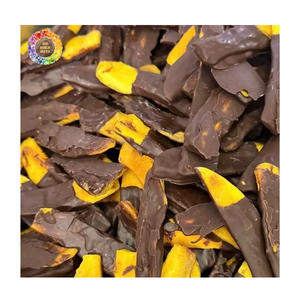 Mangue enrobée de chocolat, mangue séchée moelleuse, fruit tropical sucré, enrobage chocolaté, texture douce, chocolat au goût de fruit - Product Image 5