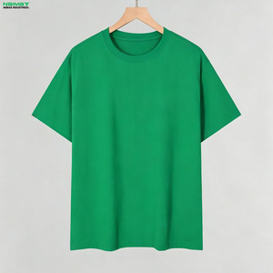 เสื้อยืดผู้ชายทรงหลวม ไหล่ตก สไตล์สตรีทแวร์ เสื้อผ้าฤดูร้อน เรียบง่าย สีพื้น - Product Image 3