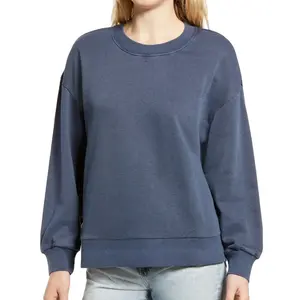 wholesale Womens Sweatshirts and T-shirts Breathable ComfortSoft EcoSmart Women's Crewneck Sw