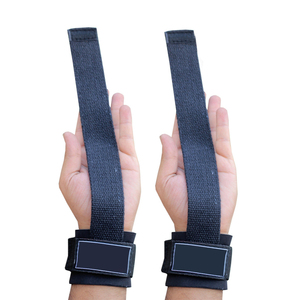 Customized Logo Printed Cotton Neoprene Gym Wrist Support Power <b>Straps</b> <b>Lifting</b> Adjustable Anti-Slip Comfortable Power <b>Straps</b> - Product Image 1