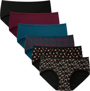 Braguitas Modernas para Mujer, Estilo Hipster, Transpirables, Tejido Suave, Elástico, Cobertura Total, Uso Diario, ODM - Product Image 3