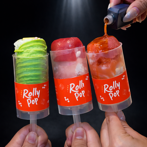 Nuevo <span class=keywords><strong>y</strong></span> Moderno Envase Ecológico Desechable para Llevar, de PET <span class=keywords><strong>y</strong></span> PP, para Rollos de Sushi, Tipo Tubo, con Tapa - Product Image 2