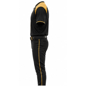 Tenue de baseball confortable, vêtement de sport respirant en polyester, uniforme d'équipe de baseball élégant - Product Image 4