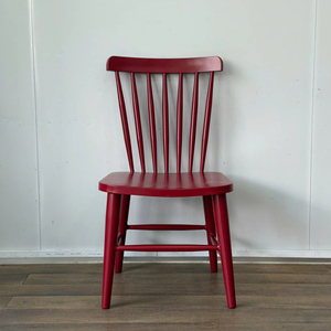Modern Aluminium <b>Dining</b> <b>Chair</b> <b>Red</b> Powder Coated Finish Durable Eco-Friendly Spindle Back Design for Home Office Bedroom Park - Product Image 5