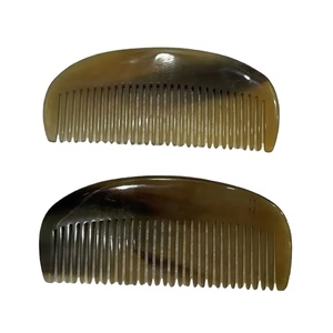 หวีผมทำจากเขาสัตว์ธรรมชาติสไตล์วินเทจสุดหรู สำหรับเจ้าสาว ผู้หญิง ผู้ชาย ใช้ในร้านเสริมสวย เป็นมิตรกับสิ่งแวดล้อม ทนทาน คุณภาพสูง ทำด้วยมือ กันน้ำ - Product Image 1