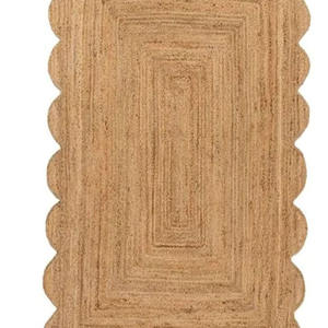 Tapis de luxe moderne et élégant tapis de jute doux et élégant tissé à la main en fibres naturelles à poils hauts ensembles de tapis durables pour le salon - Product Image 6