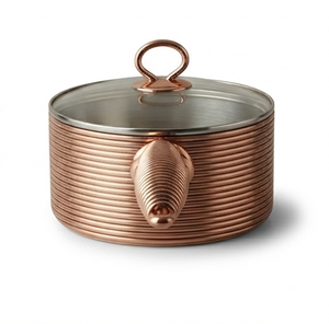 Compatible Stainless Steel Saucepan Contemporary Design Copper Coiled Metal Saucepan Best Selling <b>Induction</b> Cooker - Product Image 4