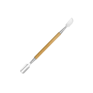Pousse-cuticules professionnel en acier inoxydable, réutilisable, léger, durable, double extrémité carrée, outil de nettoyage des ongles pour manucure - Product Image 5