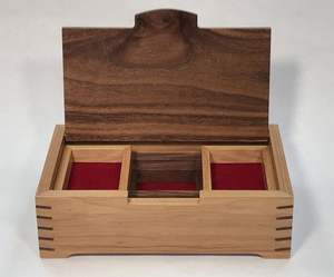 Caja de Madera de Pino para Regalos, Hecha a Mano, sin Acabado, para Manualidades, Estilo Clásico, Ecológica, Tamaño Personalizado - Product Image 2