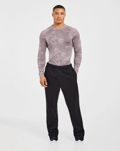 <b>Men's</b> Camouflage Long Sleeve Casual <b>Shirt</b> Quick Dry Knitted Polyester Top Autumn Wear - Product Image 4