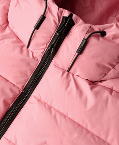 Chaqueta Acolchada Premium OEM para Mujer, Ropa Casual de Exterior Personalizada, Cortavientos con Cierre de Cremallera y Bolsillos Laterales, Abrigo para Mujer - Product Image 4