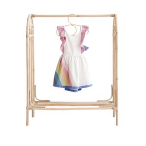 Porte-vêtements en rotin de luxe pour chambre d'enfant, en osier tressé durable, pour vêtements de bébé et jouets, vente en gros - Product Image 1