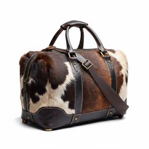 FAZMAX CORPORATION Cowhide Leather <b>Backpack</b> Framed Daypack Oval Shape Shoulder Strap Zipper Closure Lightweight 2lb Durable - Product Image 3