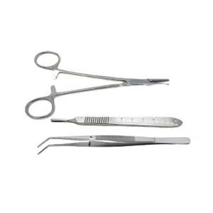 Kit de Cirugía Menor, Juego de Instrumentos Quirúrgicos de 13 Piezas, Portaagujas, Tijeras de Disección Mayo, Caja de Acero Médico Wenquar de Dentavex - Product Image 5