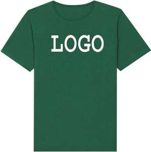 Venta al por mayor 100% algodón cuello redondo Camiseta de alta calidad ropa Unisex de talla grande diseño en blanco patrón sólido de gran tamaño para hombres y mujeres - Product Image 1