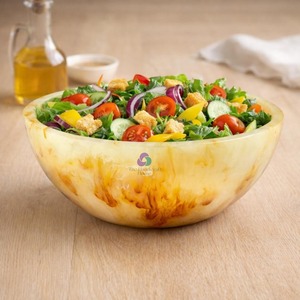 Handmade <b>Epoxy</b> Resin Decorative Bowl Luxury Resin Fruit Serving Bowl Custom Color <b>Epoxy</b> Resin craft <b>Table</b> Bowl - Product Image 1