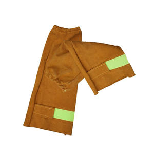 <b>Welding</b> Arm Sleeves Safety Product Working Product Cow Split Working Purpose Leather <b>Welding</b> Sleeves Flame Retardant Sleeves - Product Image 1