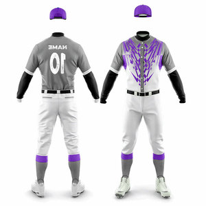 OEM ODM Club Uniform Manufacturer Baseball Sportswear Clothing Uniform Teamwear Club Athletic Custom Logo & Numbers Uniform - Product Image 4