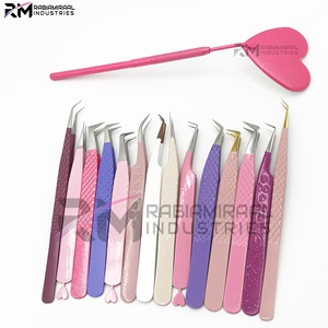 Estuche de Cuero PU de Alta Calidad RMI para Pinzas de Pestañas de 45 y 90 Grados, Acero Inoxidable, Almacenamiento de Múltiples Piezas de Alta Gama - Product Image 6