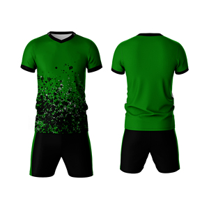 Men's Rubgy Uniform Set Purple Black V-Neck Sublimated Gradient Print Moisture Wicking Polyester <b>Athletic</b> Fit Short Sleeve - Product Image 6
