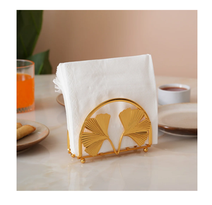 Porta servilletas de latón, accesorio decorativo para la mesa, acabado dorado de alta calidad, diseño elegante, último modelo en venta al por mayor. - Product Image 4