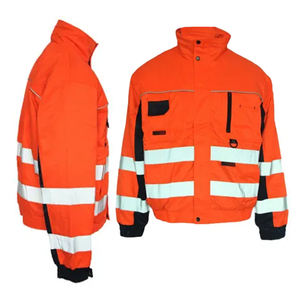 Wholesale Night Visibility Reflective Safety Uniform for Road <b>Workers</b> Waterproof Lightweight Hi Vis Workwear <b>Jacket</b> and Trouser - Product Image 6