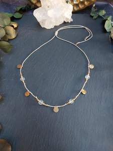 Handmade Black Macrame Gold Spiral <b>Necklace</b> Adjustable <b>Boho</b> Ethnic Healing Statement Jewelry Women - Product Image 3