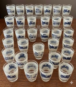 Elegant Glass Jar <b>Candle</b> Set – Blue Floral Design deal for <b>bulk</b> purchase, export, and private labeling suitable for occasions - Product Image 4